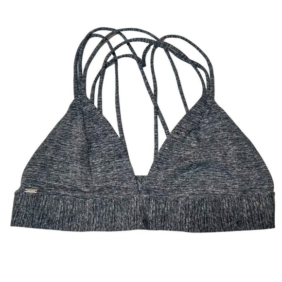 Pink Victoria Secret Gray Sport Bra Bartlett Size Medium - Picture 1 of 5